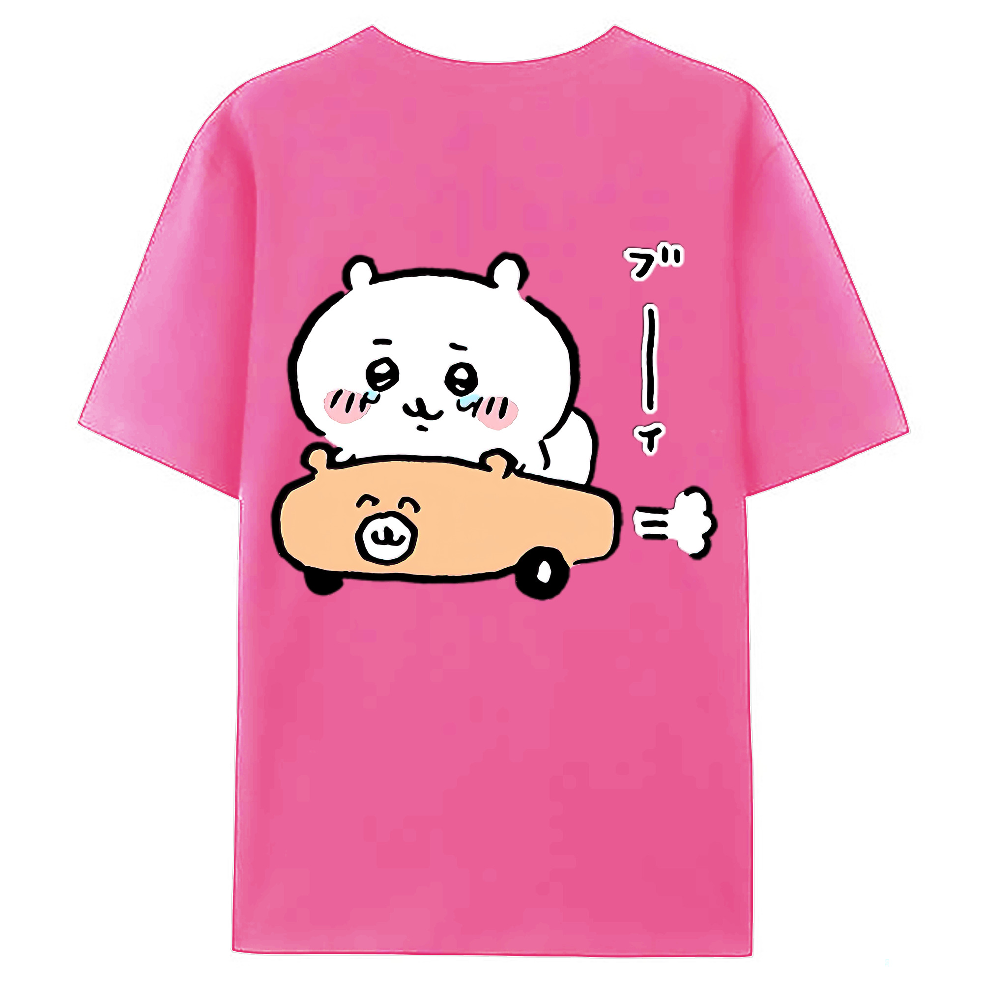 （画像用） ちいかわ ちいかわ Chii-kawa chiikawa レディース半袖Tシャツ(バックプリント)